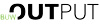 Logo des BUW OUTPUT Magazins
