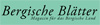 Logo Bergische Blätter