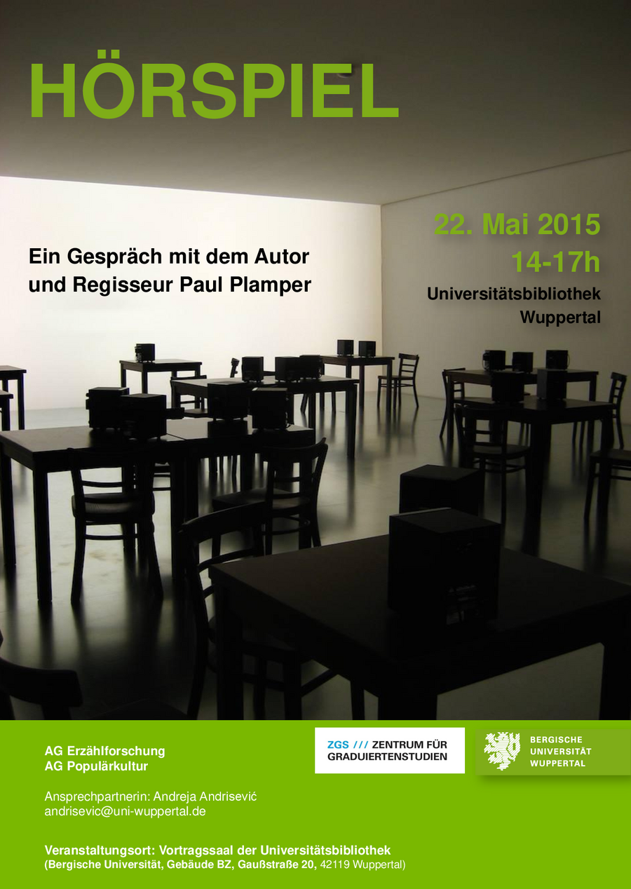 Hörspiel ein Gespräch mit Paul Plamper
