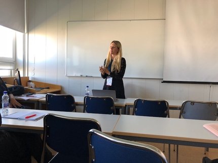 Kathrin Bischoff bei der EURAM Konferenz 2018